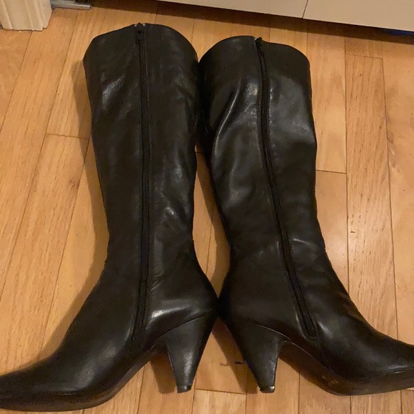 EUC FeetFirst Black leather boots 38 - Picture 5 of 5